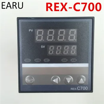 Termostat 72 mm 72 AC 220V Fırın Sıcaklık kontrol REX-PT100 C700 C700 Termokupl,K Evrensel Giriş Röle Çıkışı*