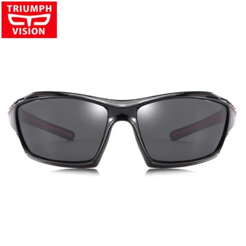 ZAFER VİZYONU Rüzgar geçirmez Spor güneş Gözlüğü Erkek Kırmızı Siyah Güneş Gözlükleri Erkek Sürüş Anti Parlama Oculos de sol Gafas Polarize-