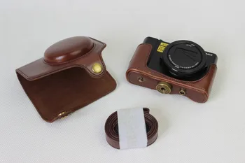 Panasonic DMC LX10 LX10 DMC İçin yeni PU Deri Kamera Çantası kılıfı-LX10 Kamera video case