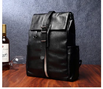 çanta yine 030217 yeni sıcak erkek deri sırt çantası erkek rahat seyahat çantası