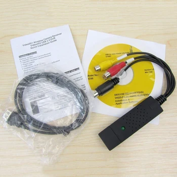 Yeni Varış 4 adet/Lot USB 2.0 HDMI usb Adaptörü dönüştürücü Ses Video PC Kablo TV DVD VHS yakalama aygıtı pk easycap RCA
