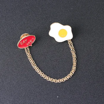 2017 Pim Düğmesi Rozet İğne Ceket Rozeti Emaye Pin Broş Yumurta Tatlı Tatlı Takı Giyim Aksesuarları Kız Takı Broş