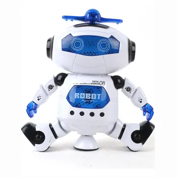 Astronot Akıllı Uzay Robotu Dans 2017 yeni Elektronik Yürüyen komik hediyeler Müzik Işık Oyuncaklar Çocuklar