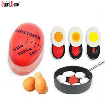 Quickdone Yumurta Zamanlayıcı Mutfak Malzemeleri Yardımcı Sihirli Renkli Yumurta Yemek Zamanı Yemek Kaynatın Termometre Aracı CKC1569 Değişen Haşlanmış