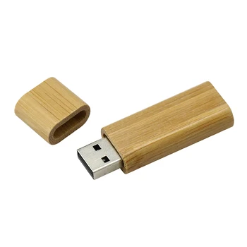 Sıcak Satış Ahşap/Bambu USB talaş 8 GB 16 GB 32 GB memory stick U disk özel Hediye kalem sürücüsü 128 GB kalem sürücü flash sürücü