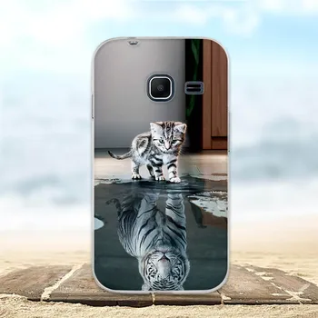 Samsung J1 mini Telefonu Durumlarda Samsung Galaxy J1 Mini Kılıf Yumuşak Silikon SEVİYELERİNE Fundas Bu Kabuk Kapak 3D Sevimli Çanta J105H