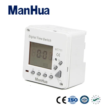 ManHua Online Alışveriş En çok Satan 220V 16A Zaman Rölesi Otomatik olarak konulan, sayısal Elektronik Zamanlayıcı Anahtarı Mini Chronometry Zamanlayıcı Ürünleri