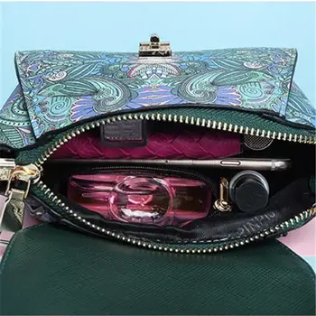 Yeni Moda tasarımcı lüks marka Yüksek kaliteli PU deri E71 bayanlar yeşil karikatür çanta omuz çantası kadın çanta bayanlar
