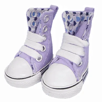 Blythe Bebek Oyuncak için Tilda 3.5 cm Bebek Çizmeler,Mini Tuval 1/8 BJD Bebek Ayakkabıları,Rahat Kukla Bebek Aksesuarları Bir Çift Ayakkabı