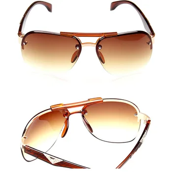 LeonLion 2017 Klasik Vintage Oculos De Sol Açık UV400 Sürüş Adam HD Büyük Çerçeve Güneş Gözlüğü Kadın Marka Tasarımcı güneş Gözlüğü