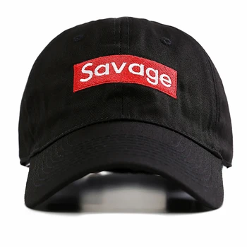 Savage Beyzbol Şapkası Nakış Erkekler Baba Şapkası Pamuk Kemik Kadın Snapback Kapaklar Hip Hop Güneş Moda Stil Kpop Kamuflaj Kapaklar
