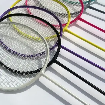 (5K 82g)1 adet Yeni 2016 ZARSİA Şeker Renk Işık Badminton %100 karbon badminton raketi Ücretsiz kargo Raket