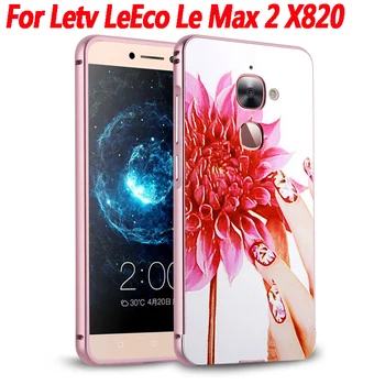 İçin Letv LeEco Le Max 2 X829 Telefon İçin Letv LeEco Le Max 2 X820 Metal Alüminyum Çerçeve Ayna Akrilik Arka Kapak Kılıf koruyucu