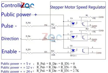 40 Step Motor Step Güç Kaynağı için tersinir Motor kontrol Hız Regülatörü Darbe Sinyal Denetleyicisi-200KHZ
