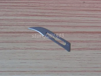 Steril Cerrahi Bıçak Takımı/faydalı 50Pcs #12 Neşter Kullanmak Karbon Çelik Profesyonel Oyma Bıçağı 12 Bıçak #Kavisli