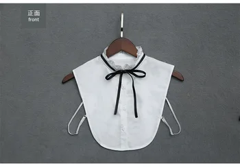 Yeni Ürün Dekoratif çıkarılabilir yaka kadın moda yaka kazak Ilmek şerit pamuk gömlek dantel kenar moda vahşi Dantel