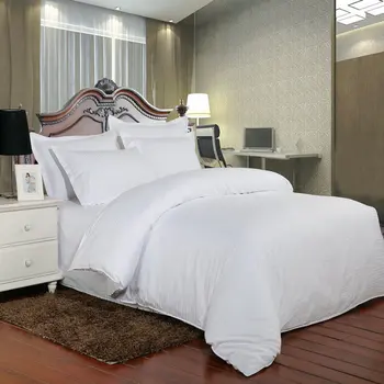 Saf Beyaz Saten Pamuk Otel Çarşaf %100 Yüksek Kalite 5 Yıldızlı Otel Yatak Tam Kraliçe Kral Boy Ücretsiz Kargo İkiz Keten