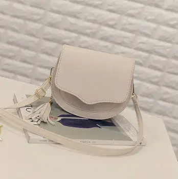 Malzemeler Kalıplaşmış Omuz çantası Messenger çanta 2017 Shell PU Deri Kadın Tasarımcı Çanta kaliteli Çanta Saçaklı