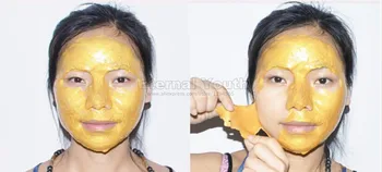 24K ALTIN Maske Aktif Yüz Maskesi Toz Parlatma Lüks Spa Anti-Aging Kırışıklık Tedavisi Güzellik Bakım 600 g