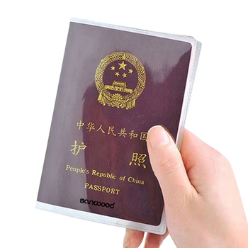 Koruma kılıfı İçin sağlam Unisex İş Şeffaf Pasaport Cridit Kartı ve KİMLİK Kartı Sahibi Seyahat 925V
