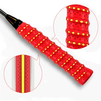 Kavrama ter bandı griffband Tenis overgrips üzerinde 2 adet/lot kaymaz solunabilir spor Badminton raketi kulpları sweatband bandı