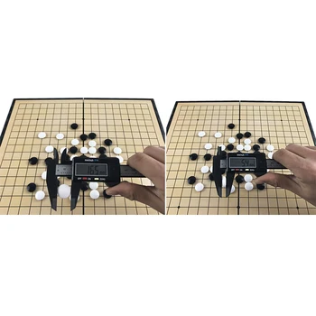 Yernea Manyetik Katlanabilir Git Oyun Satranç Tahtası Oyun Adet Büyük Manyetik Katlanır Satranç tahtası 37*2CM Eğlence Hediye Set*