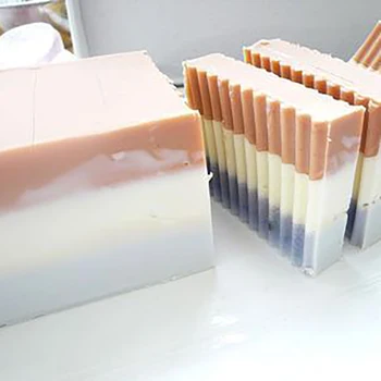 Küçük Dikdörtgen Sabun Silikon Kalıp Esnek El Yapımı Ekmek Bar Kalıp