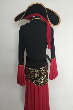Kadın Seksi Korsan Kostümü Yetişkin Cadılar Bayramı Partisi Üniforma Cosplay Kostümleri Fantasia Fantezi Elbise Karayip Korsanları Kıyafet